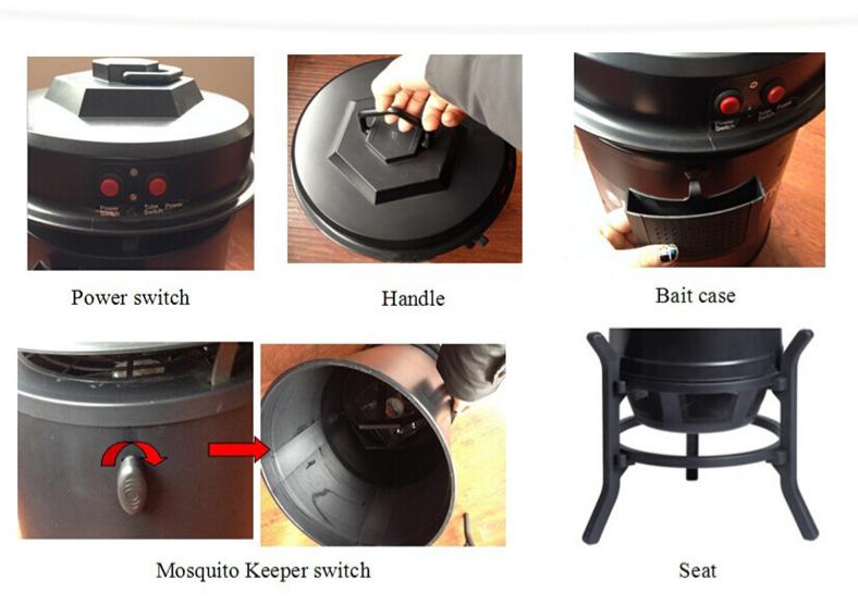 Photocatalyst mosquito trap