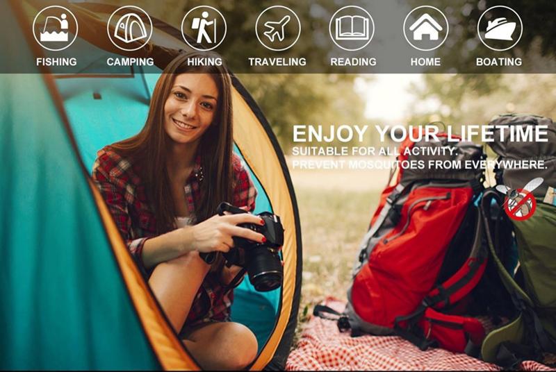 Silicone anti mosquito bracelet