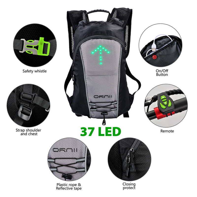 LED signage backpack