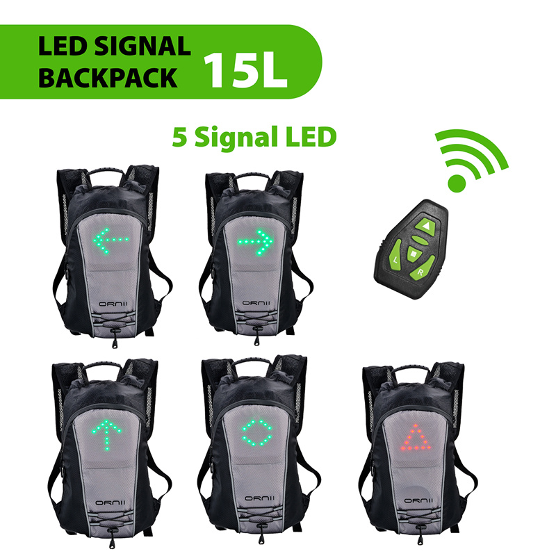 LED signage backpack