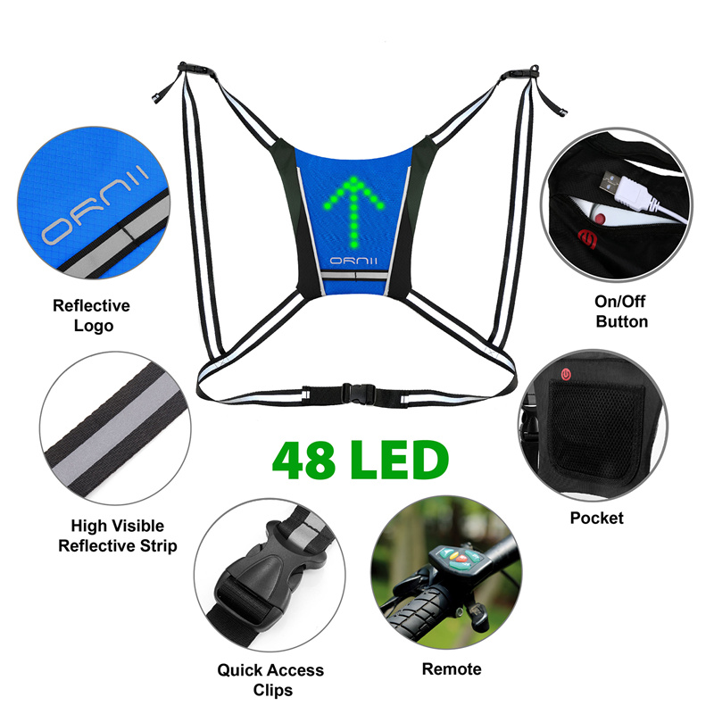 LED safety vest