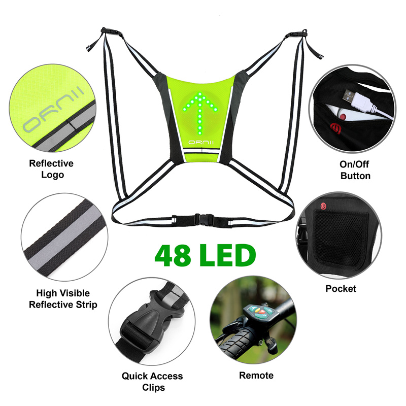 LED safety vest
