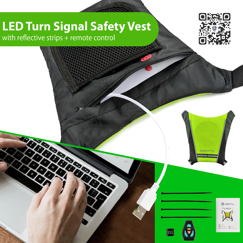 LED safety vest