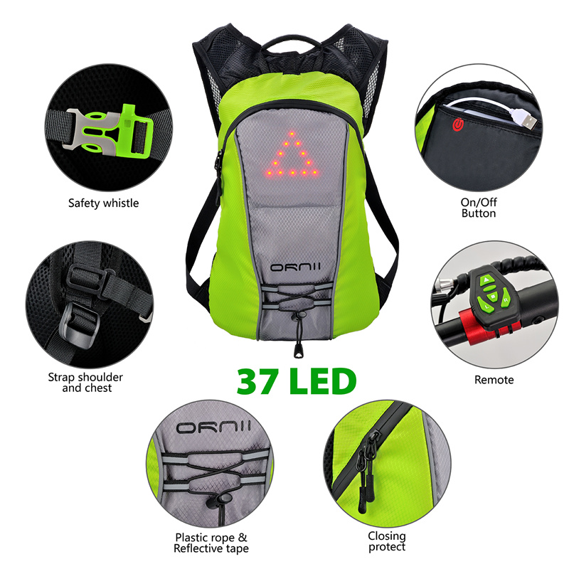 LED signage backpack