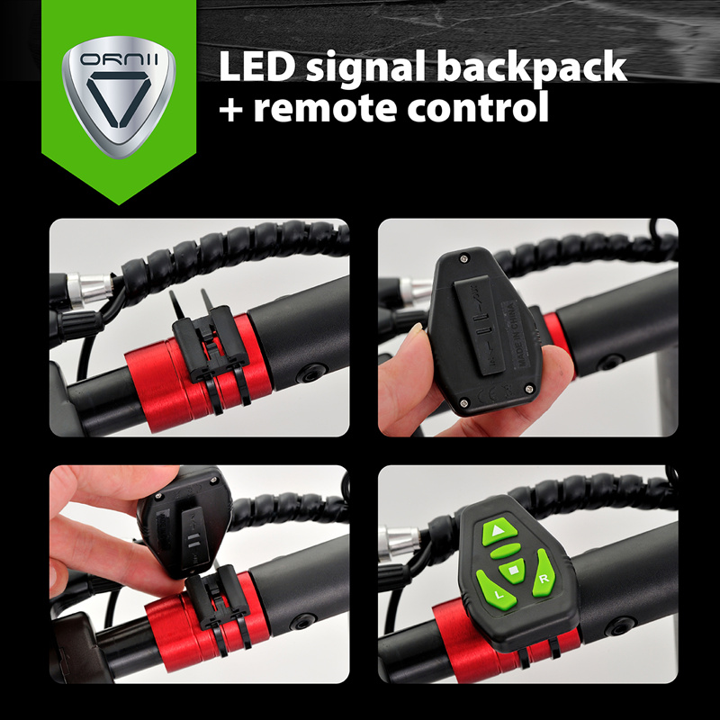 LED signage backpack