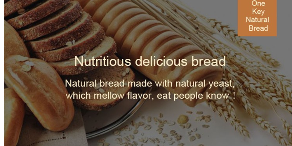 Nutritiou bread cooked by bread machine