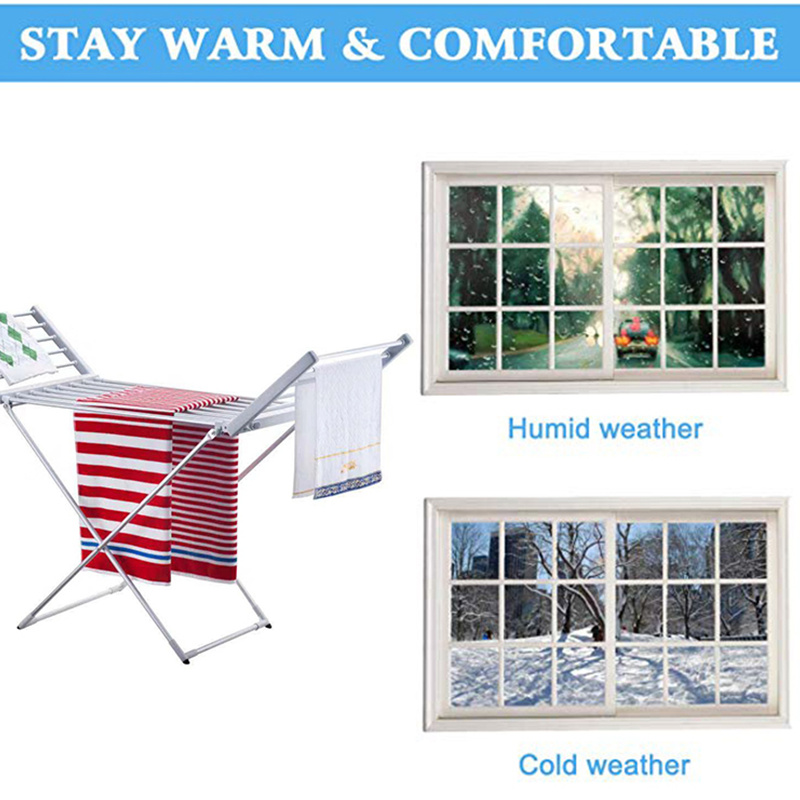 Foldable heated clothes dryer