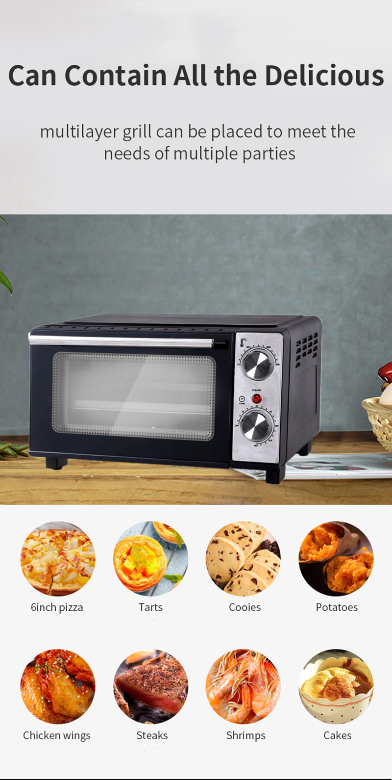  electric mini oven