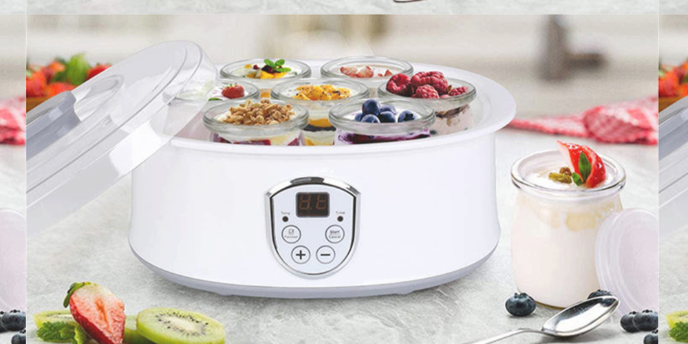 yogurt maker with 7 glass jar