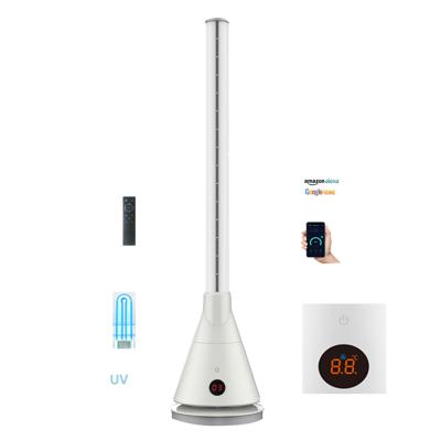 DC Motor Bladeless Fan with Hot and Cold Air and Remote Control