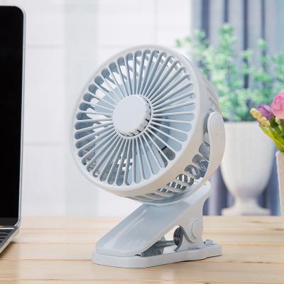 4-Inch USB Rechargeable Clip Fan with 720° Rotation