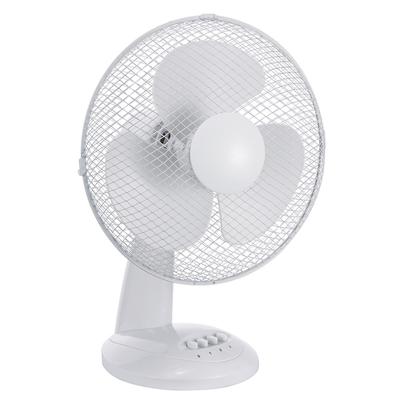 12-Inch 3-Speed Desk Fan with Stable Round Base
