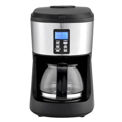 2-in-1 Grind & Brew Coffee Machine:0.75L Automatic Espresso