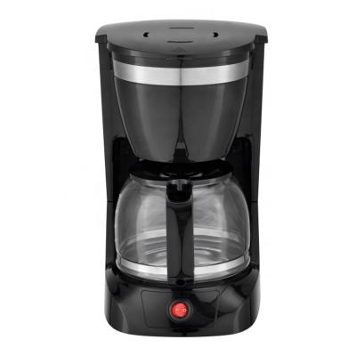 1.25L 800W with stainless steel glass teapot drip coffee maker