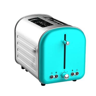 2-Slice Retro Stainless Steel Bread Toaster