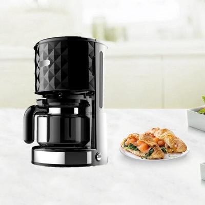 New design 1.25L capacity drip coffee maker with Water Level Indicator