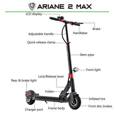 350W Foldable Electric Scooter for Adults - 25 km/h Portable E-Scooter