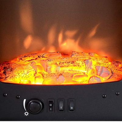 Modern Decor Flame Electric Fireplace Heater - Freestanding Style