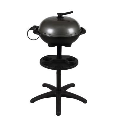 Round Professional Electrical Grilling Machine:Portable & Multifunction