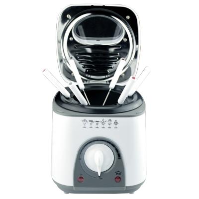 1L Mini Deep Fat Fryer with Viewing Window