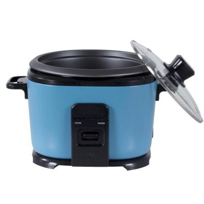 1.0L Smart Rice Cooker 400W with Built-in Lid Holder