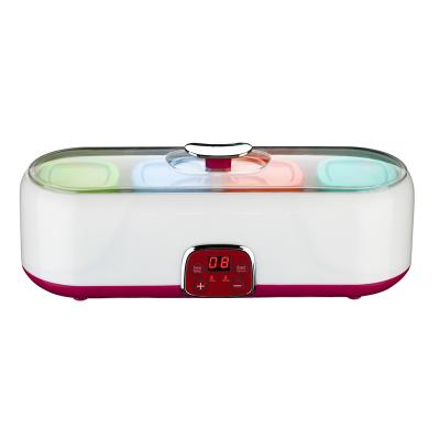 0.8L Automatic Yogurt Maker with 4 Glass Containers
