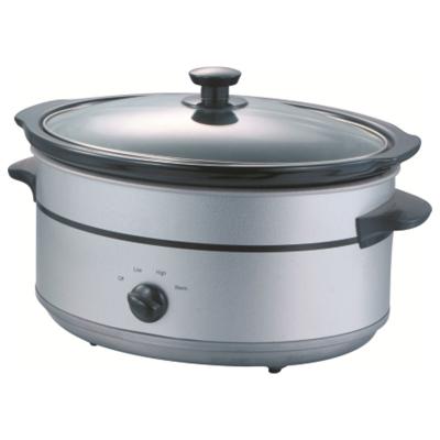 5L Electric Slow Cooker with Removable Ceramic Pot