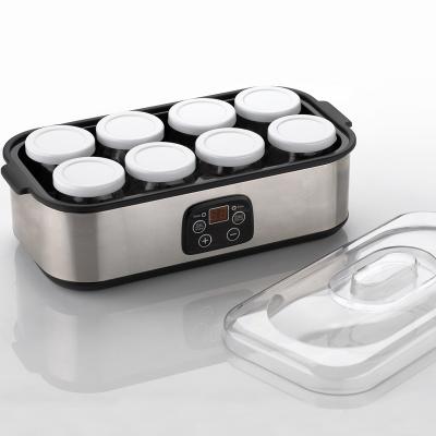 1.6L Automatic Yogurt Maker with Temperature Display 8-Cup