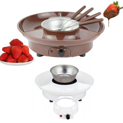 Electric Chocolate Fondue Fountain with Melting Pot