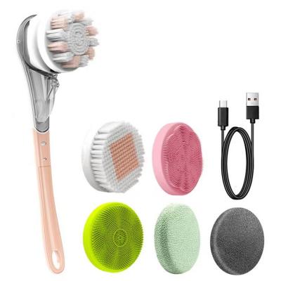 5-in-1 Electric Body Cleansing Brush for Deep Skin Cleaning