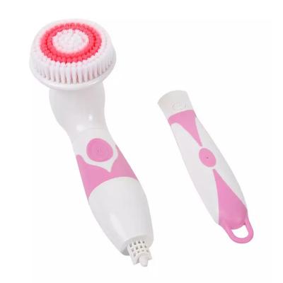 3-in-1 Electric Rotating Shower Body Brush with Foldable Long Handle