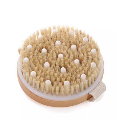 wooden body brush