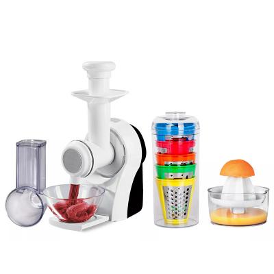 3-in-1 Food Processor with Ice Cream Maker & Slicer