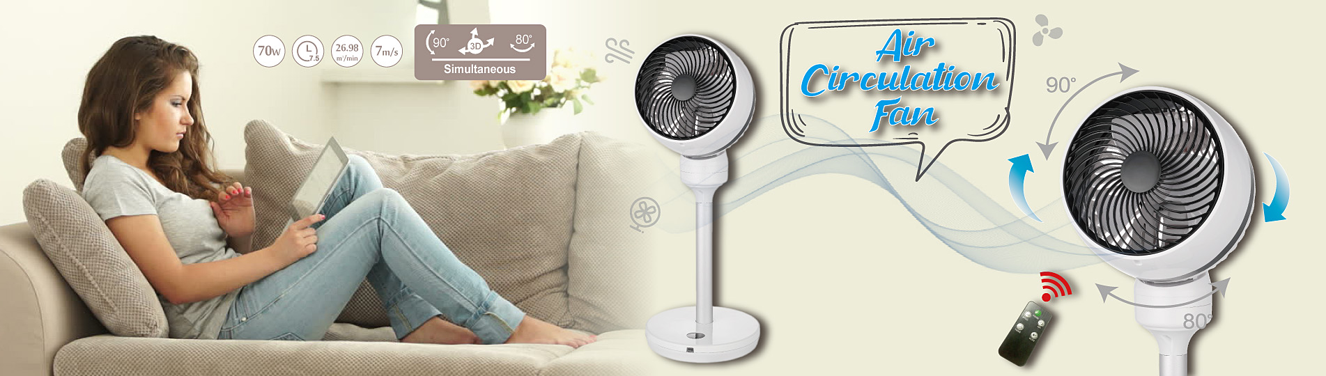 air circulation fan