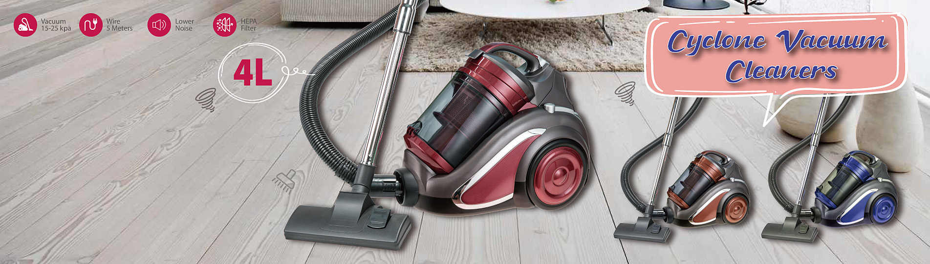 cyclone vacuum cleaners